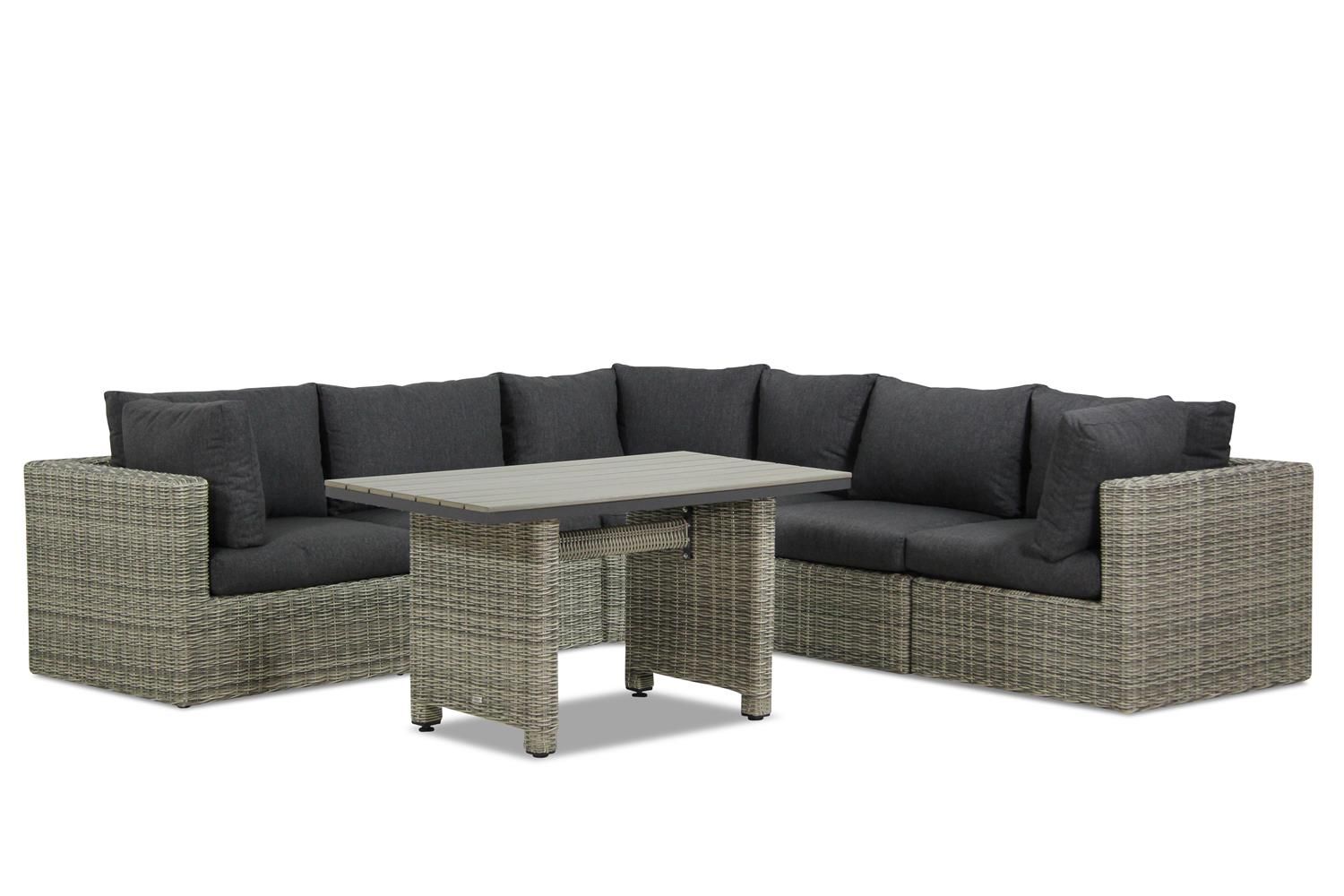 Garden Collections Comodo/Lusso 130 cm loungeset 6-delig thumbnail