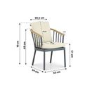 Apple Bee Condor/Montana 180 cm dining tuinset 5-delig thumbnail