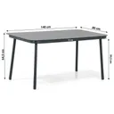 Lifestyle Boretti dining loungeset 3-delig thumbnail