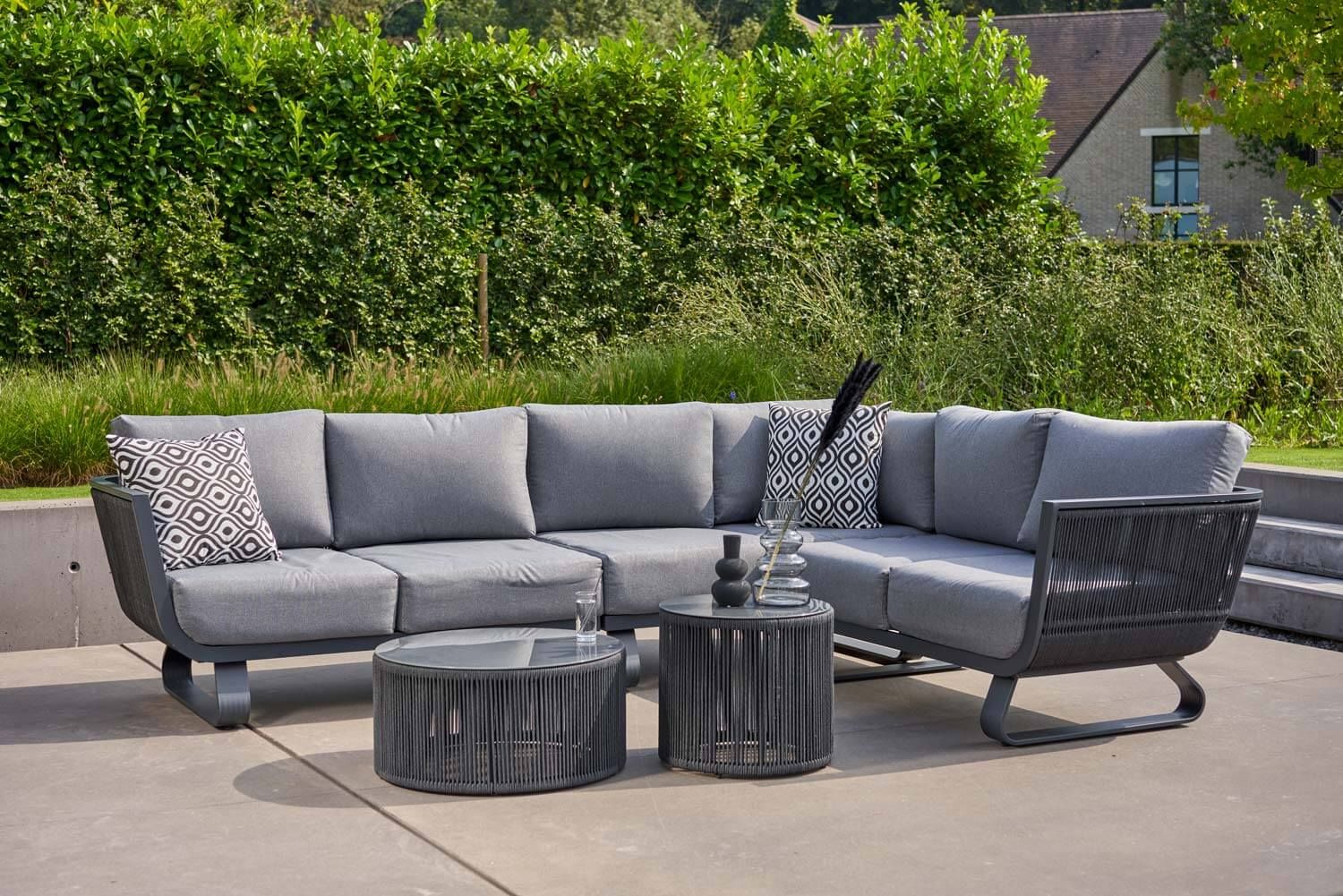 Santika Corniche hoek loungeset 3-delig rechts