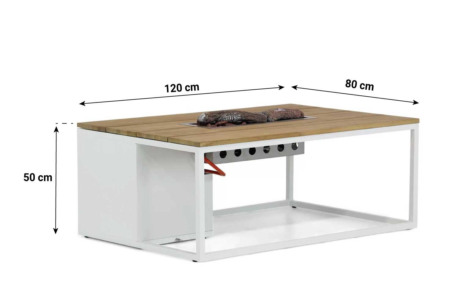 Cosiloft lounge vuurtafel 120 x 80 cm thumbnail