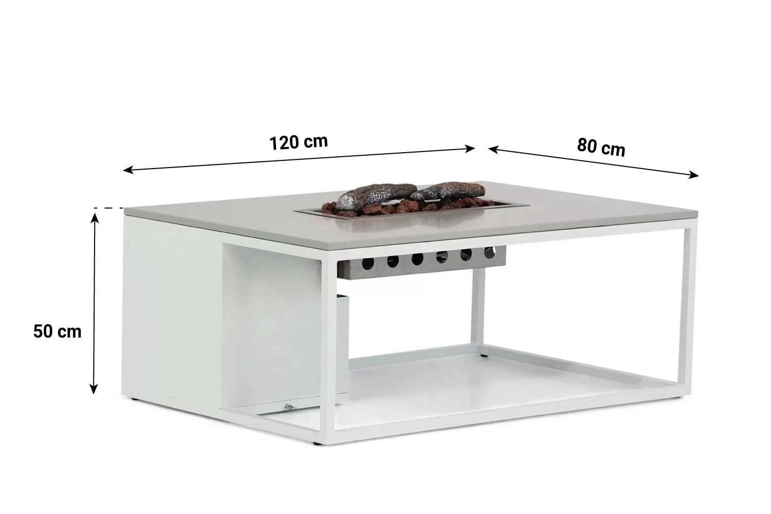 Cosiloft lounge vuurtafel 120 x 80 cm thumbnail