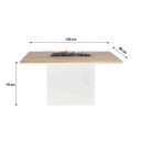 Cosiloft relax lounge vuurtafel 120 x 80 cm thumbnail