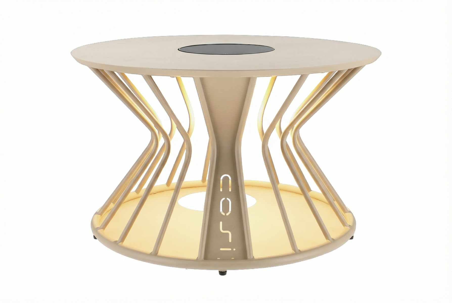 Cosilumia rund Loft beige Ø 70 x 41 cm