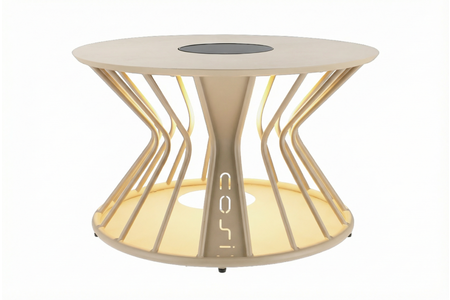 Cosilumia rund Loft beige Ø 70 x 41 cm