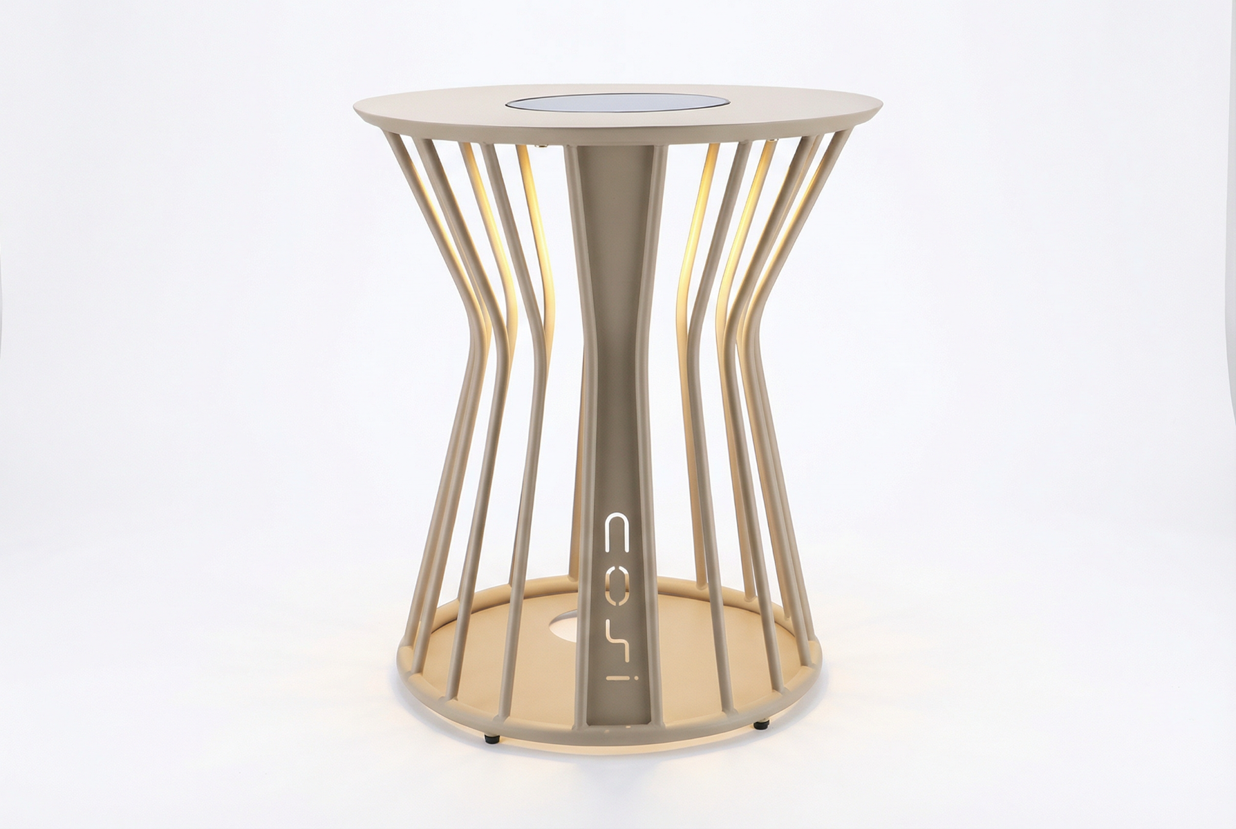 Cosilumia round Loft beige Ø 52 x 60 cm