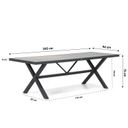 Presto Lucardo/Crossley 245 cm dining tuinset 7-delig thumbnail