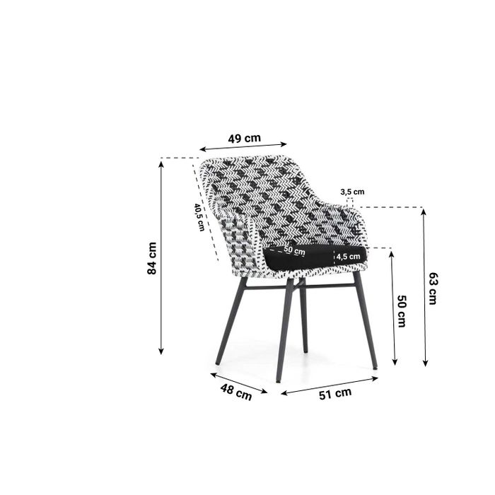 Lifestyle Crossway/Cardiff 240 cm dining tuinset 7-delig