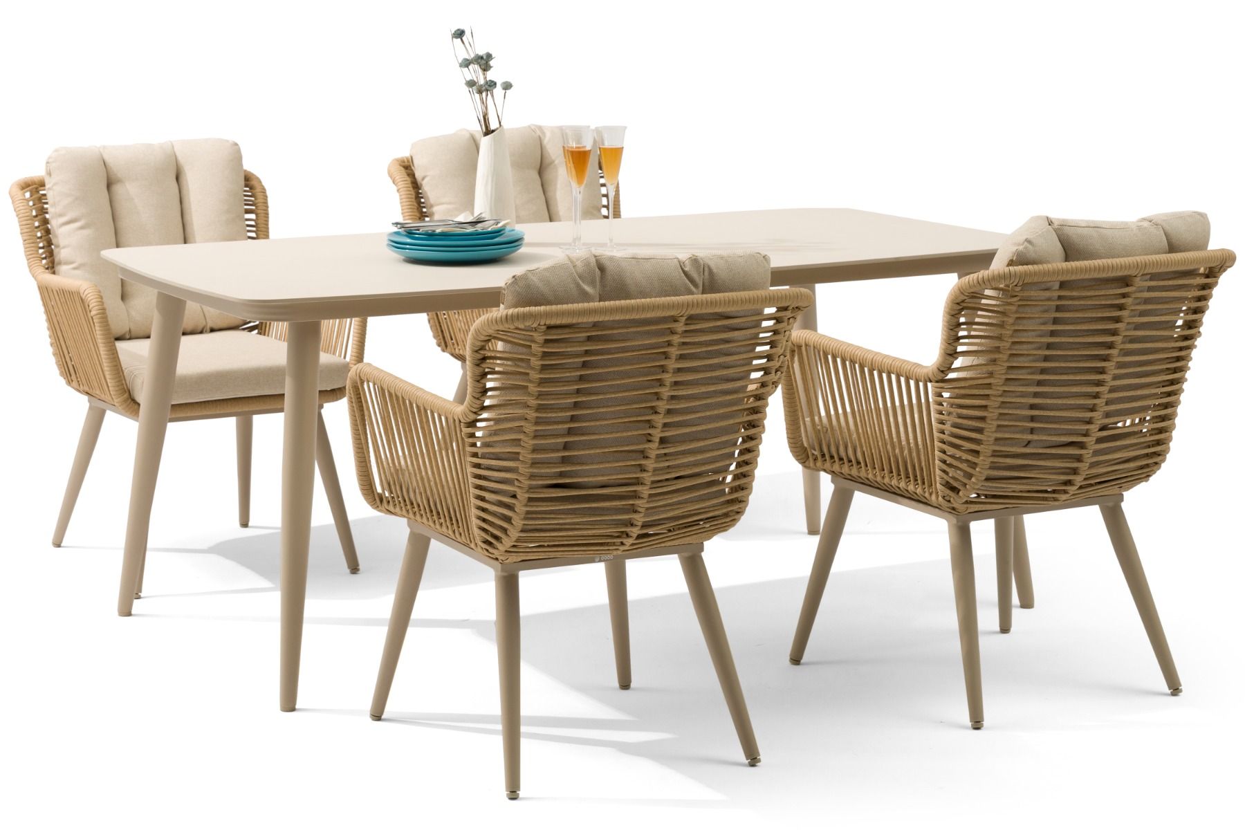 Coco Custa/Vienna 180 cm dining tuinset 5-delig