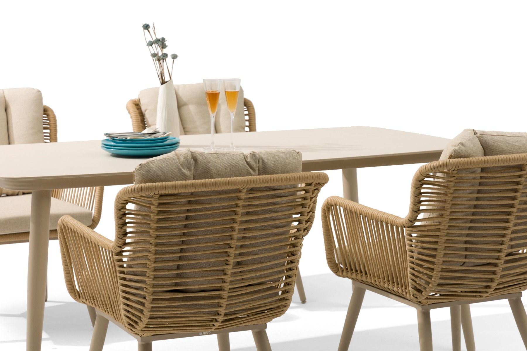 Coco Custa/Vienna 180 cm dining tuinset 5-delig