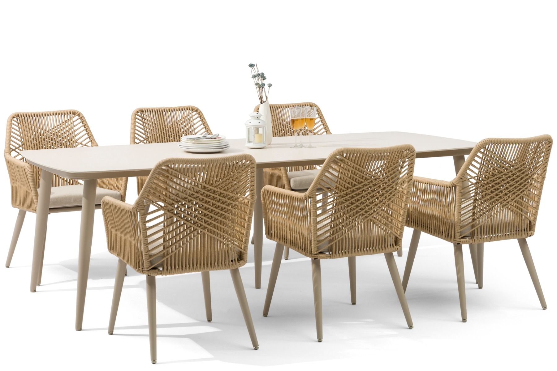 Coco Vedra/Vienna 240 cm dining tuinset 7-delig