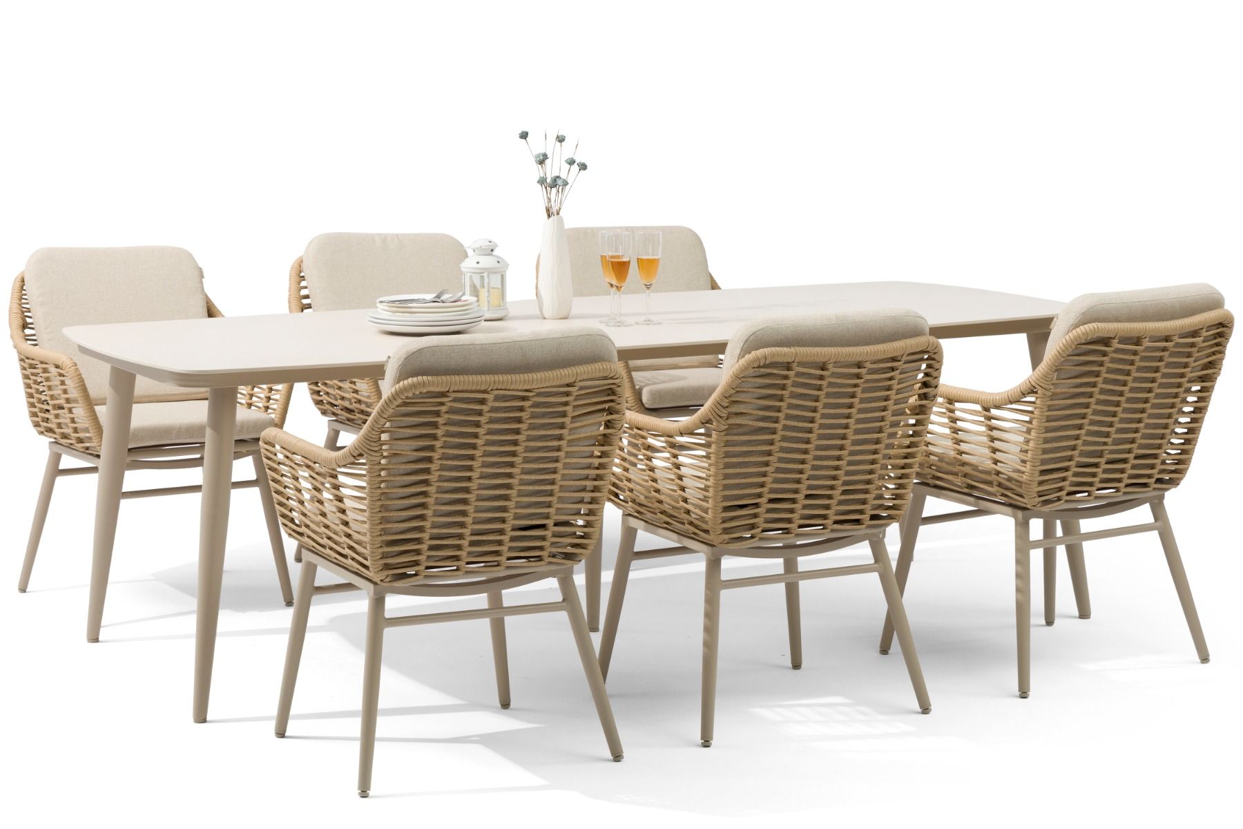 Coco Antoni/Vienna 240 cm dining tuinset 7-delig