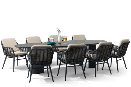 Coco Antoni/Weave 300 cm dining tuinset 9-delig