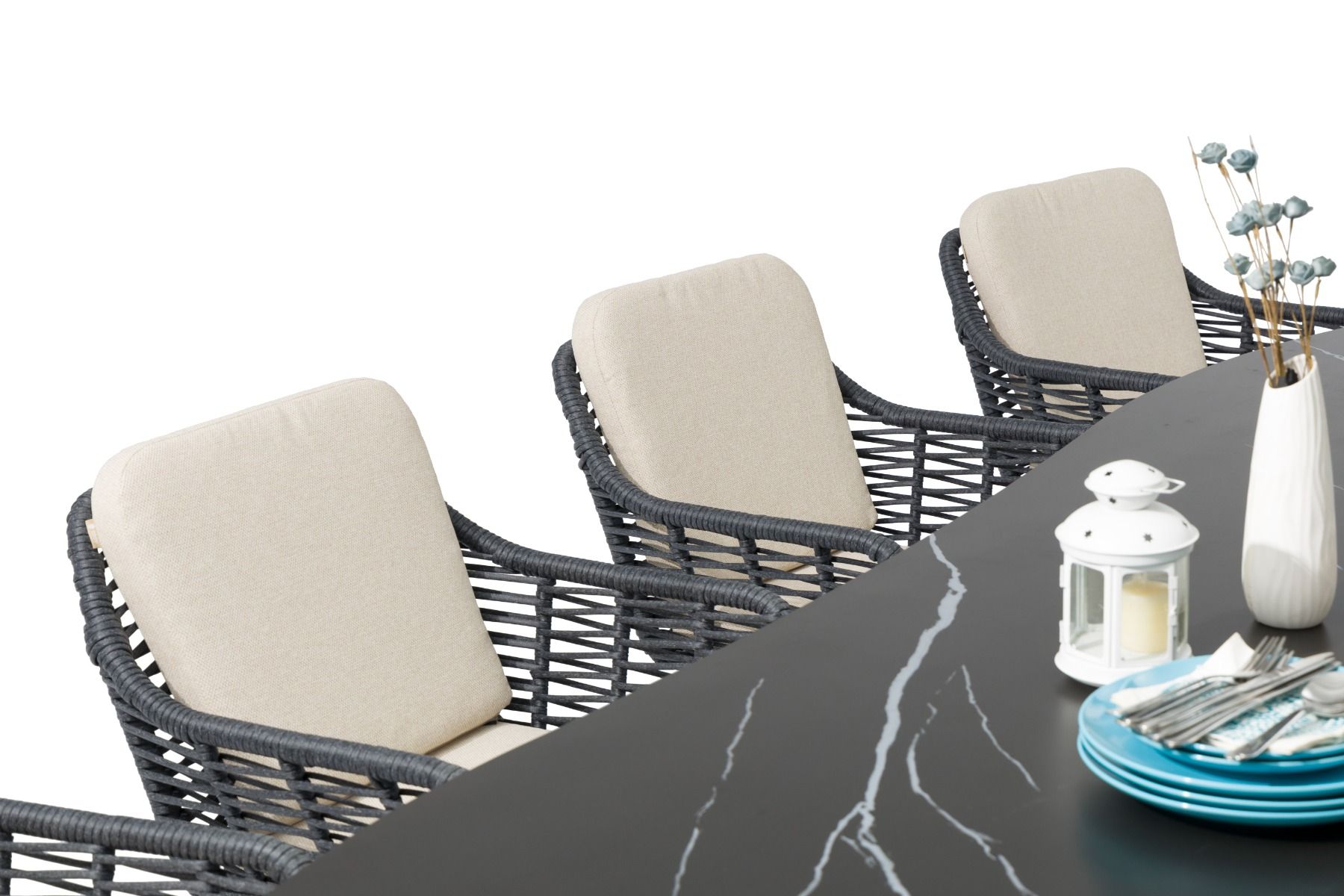 Coco Antoni/Weave 300 cm dining tuinset 9-delig
