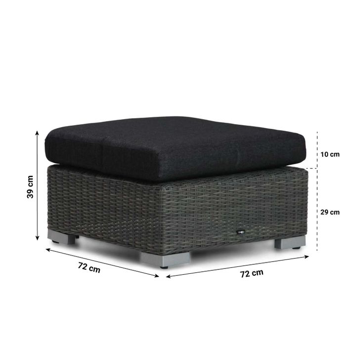 Garden Collections Cuba hoek loungeset 6-delig