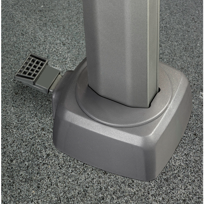 Platinum Challenger zweefparasol T2 3x3m (excl. voet) white 