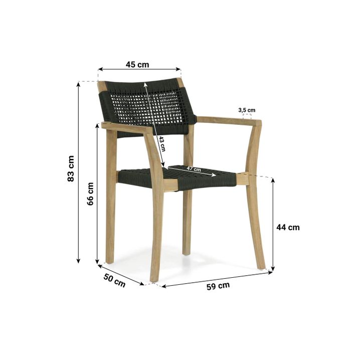 Lifestyle Dallas/Boston 240 cm ovaal dining tuinset 7-delig