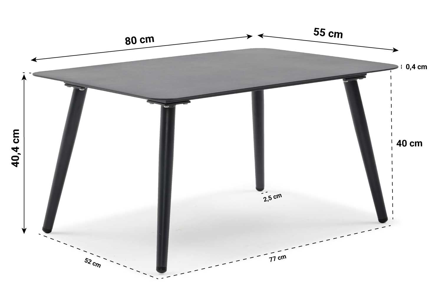 De Laan Paca hoek loungeset 4-delig rechts