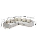 De Laan Soleil hoek loungeset 4-delig thumbnail