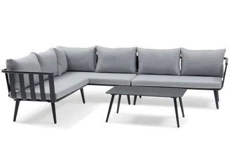 De Laan Paca hoek loungeset 4-delig rechts