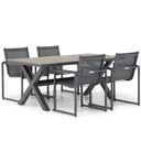 Lifestyle Delgada/Forest 180 cm dining tuinset 5-delig thumbnail