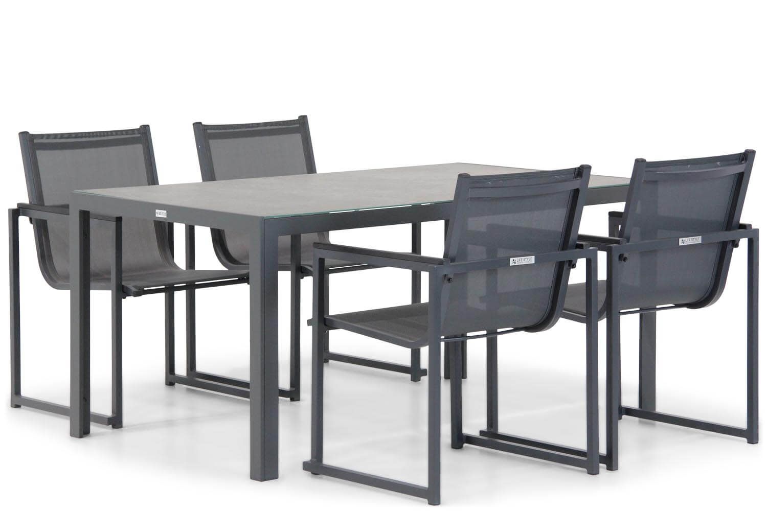 Lifestyle Delgada/Varano 160 cm dining tuinset 5-delig thumbnail