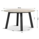 Hartman Sophie element/Derby 130 cm rond dining tuinset 5-delig thumbnail