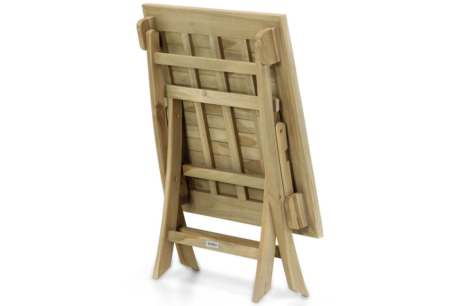 Garden Collections Birmingham/Derby 80 cm dining tuinset 3-delig inklapbaar