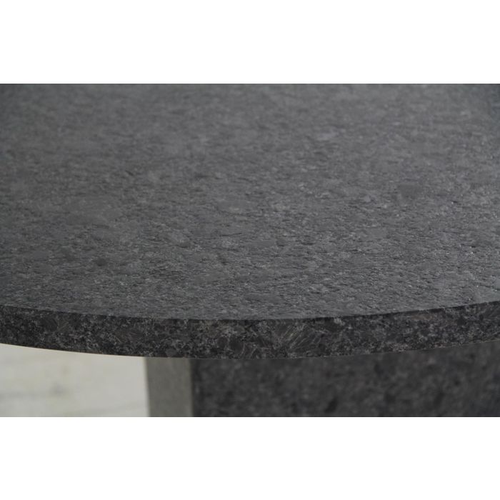Lifestyle Tirana/Graniet 140 cm rond dining tuinset 7-delig