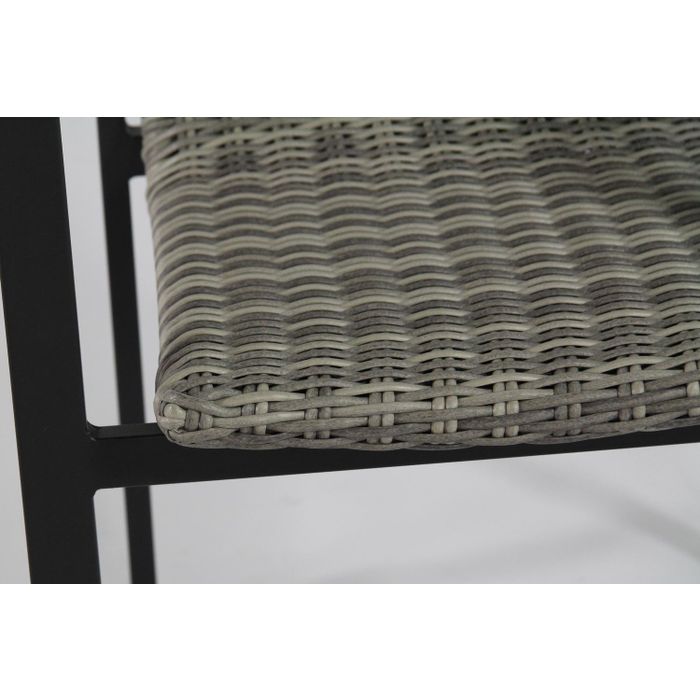 Lifestyle Upton/Graniet 300 cm dining tuinset 9-delig stapelbaar