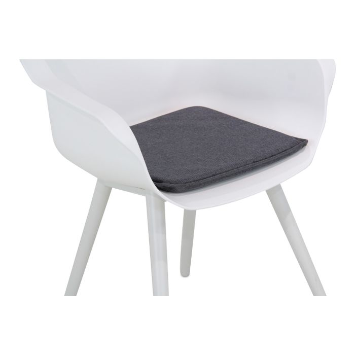 Hartman Sophie Element dining tuinstoel white - met gratis zitkussen