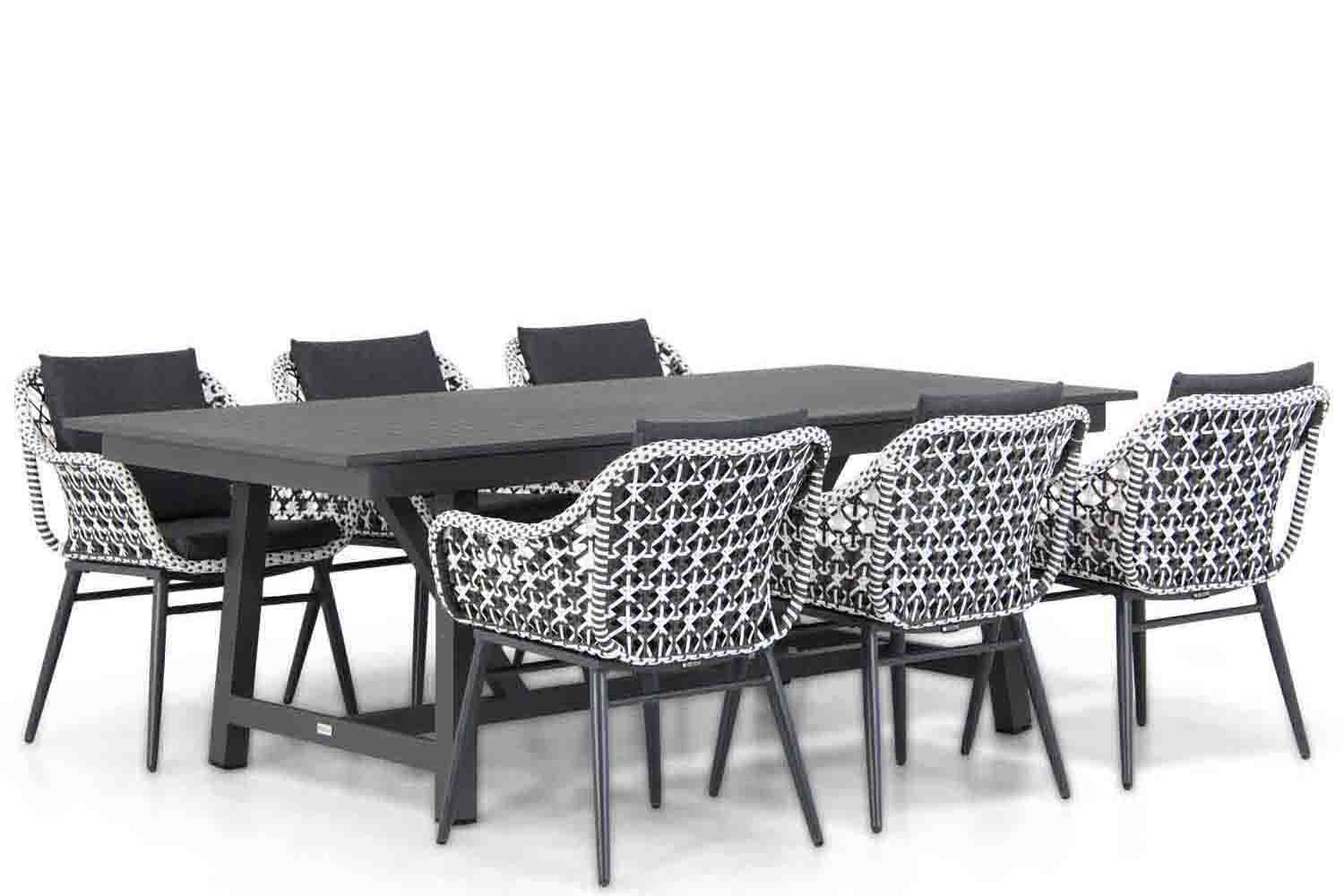 Lifestyle Dolphin/General 217/277 cm dining tuinset 7-delig thumbnail