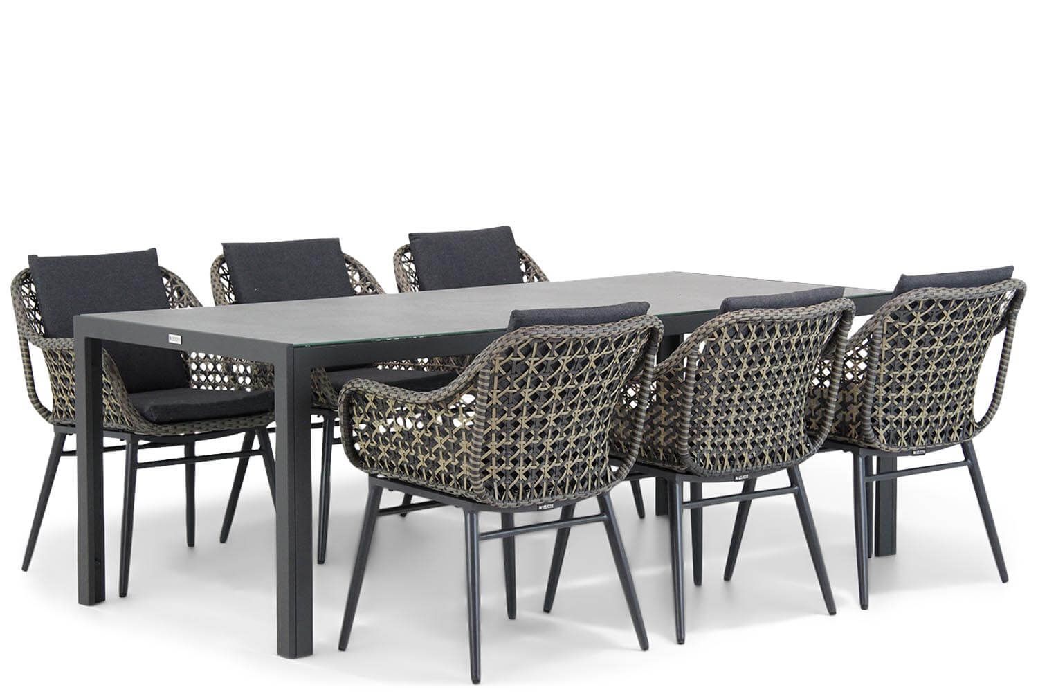 Lifestyle Dolphin/Varano 210 cm dining tuinset 7-delig thumbnail
