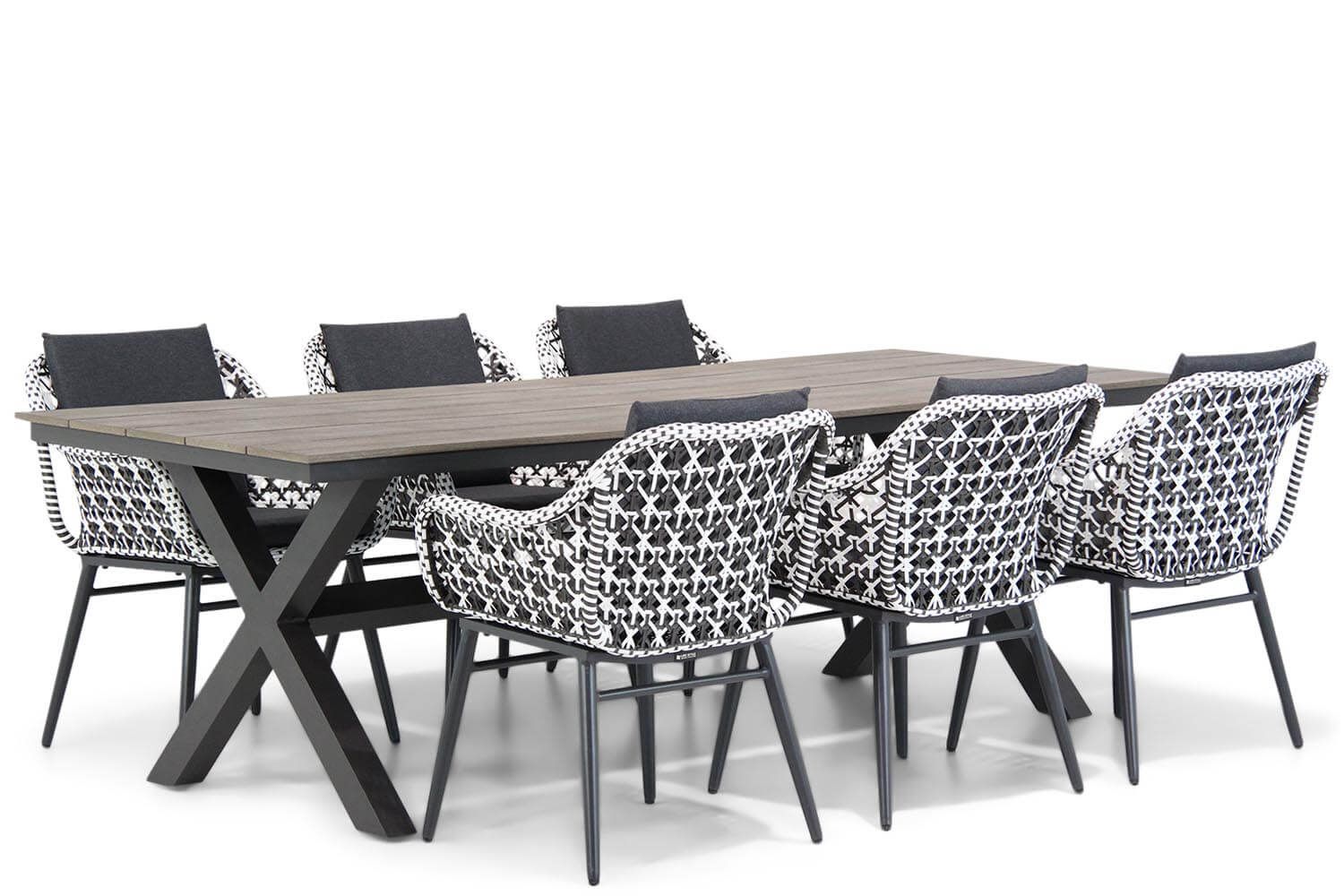 Lifestyle Dolphin/Forest 240 cm dining tuinset 7-delig thumbnail