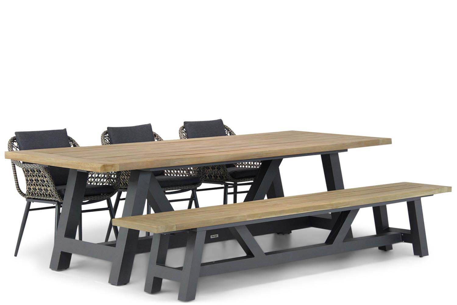 Lifestyle Dolphin/Trente 260 cm dining tuinset 5-delig thumbnail