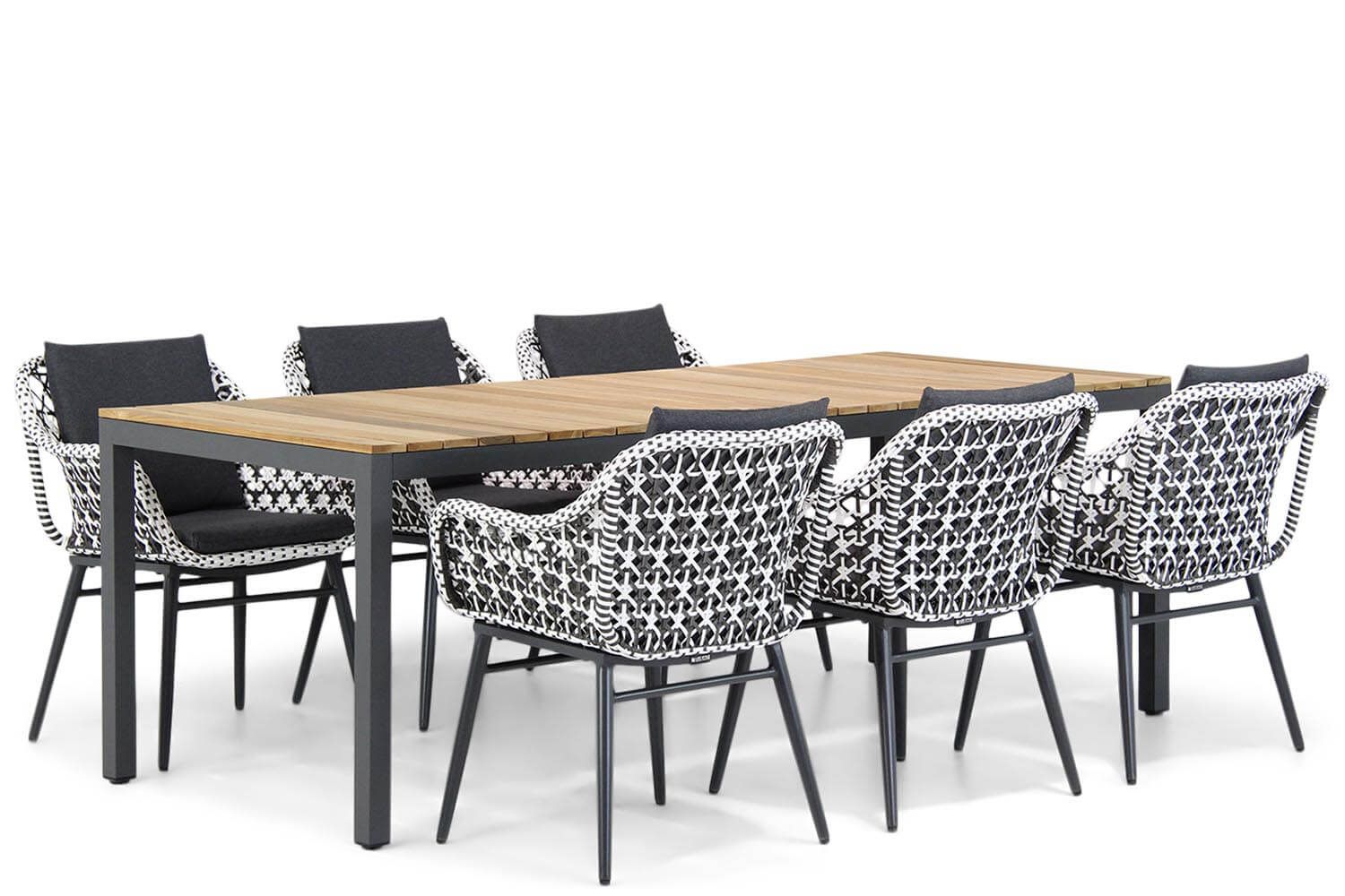 Lifestyle Dolphin/Mazzarino 220 cm dining tuinset 7-delig thumbnail