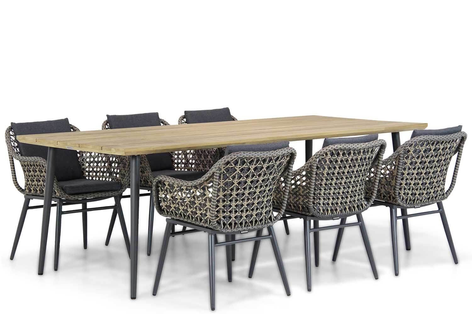 Lifestyle Dolphin/Montana 240 cm dining tuinset 7-delig thumbnail