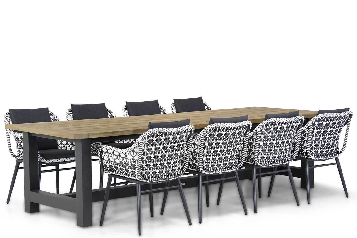 Lifestyle Dolphin/San Francisco 300 cm dining tuinset 9-delig