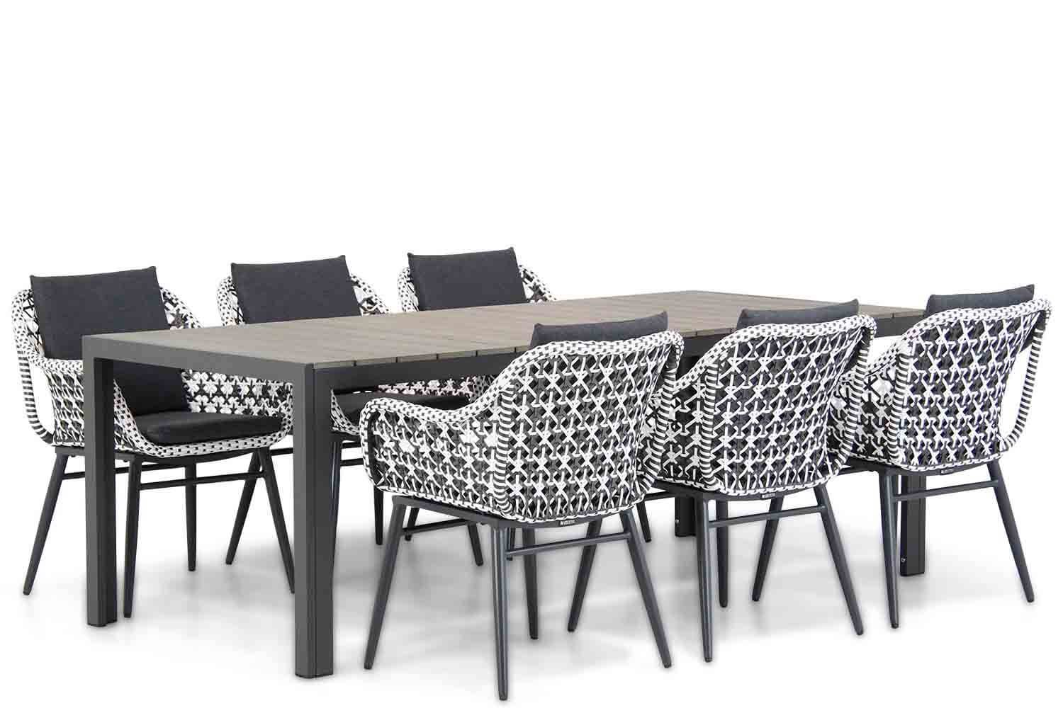 Lifestyle Dolphin/Young 217cm dining tuinset 7-delig thumbnail