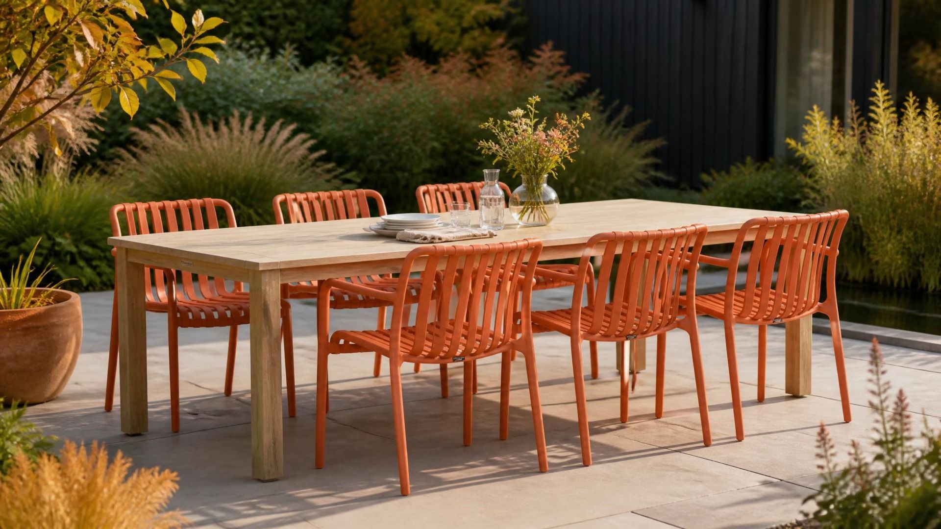 Domani Alba/Weston 210x90 cm dining tuinset 7-delig