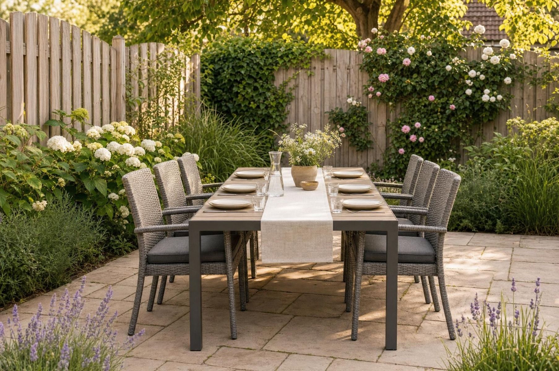 Domani Albergo/Young 217 cm dining tuinset 7-delig