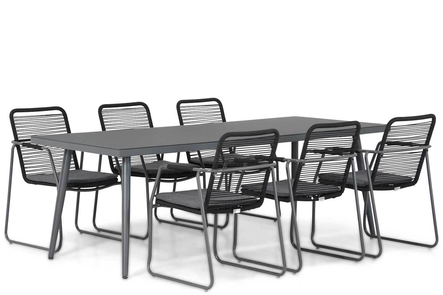 Domani Belleza/Valencia 220 cm dining tuinset 7-delig thumbnail