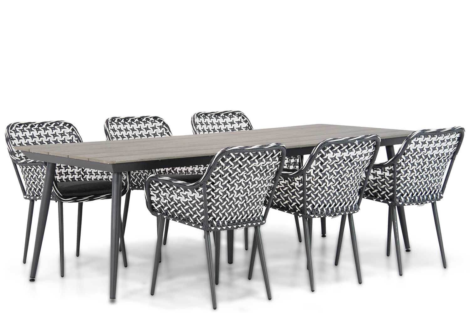 Domani Emory/Matale 240 cm dining tuinset 7-delig thumbnail