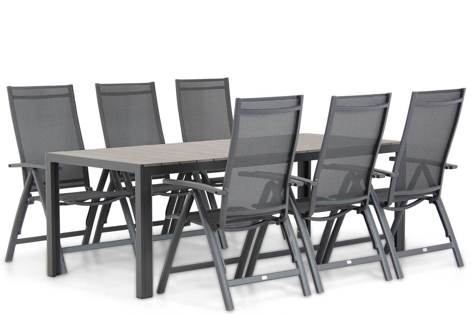 Presto Donato/Young 217 cm dining tuinset 7-delig thumbnail