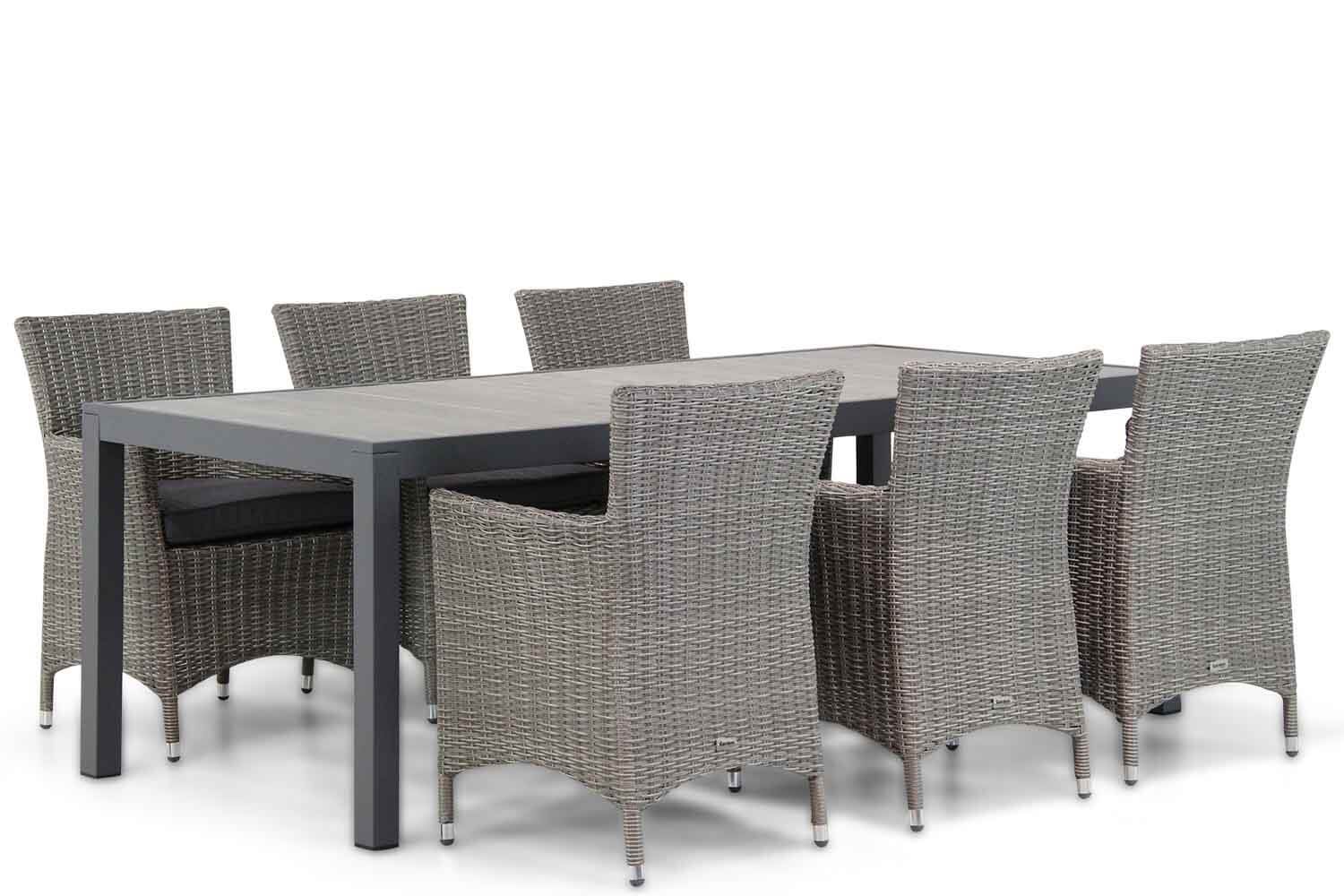 Garden Collections Dublin/Residence 220 cm dining tuinset 7-delig thumbnail