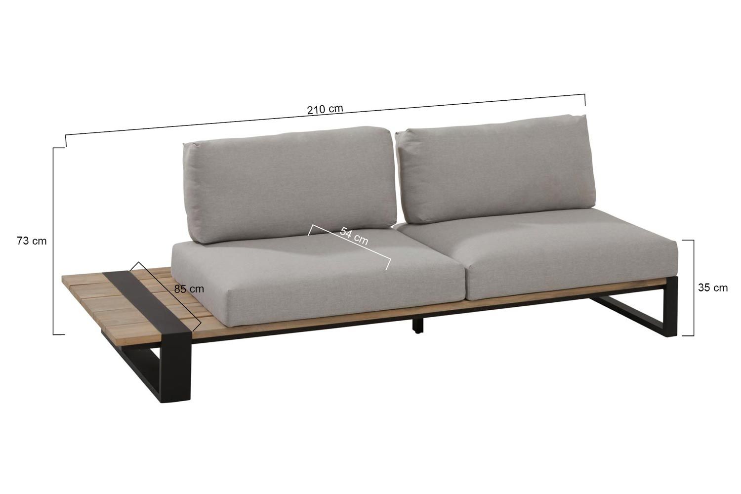 4 Seasons Outdoor Duke open bank rechts