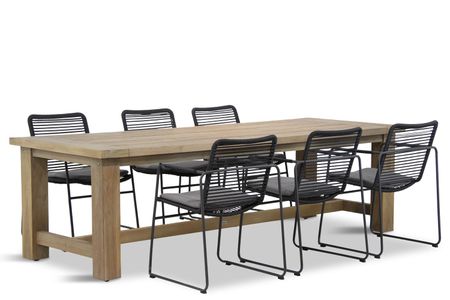 4 Seasons Outdoor Elba/Fourmile 260 cm dining tuinset 7-delig 