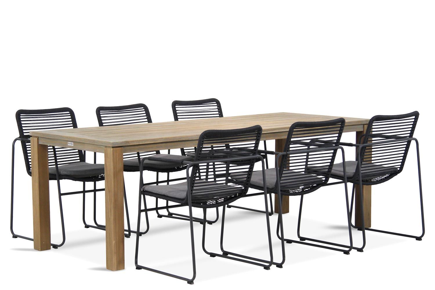 4 Seasons Outdoor Elba/Bristol 220 cm dining tuinset 7-delig stapelbaar thumbnail