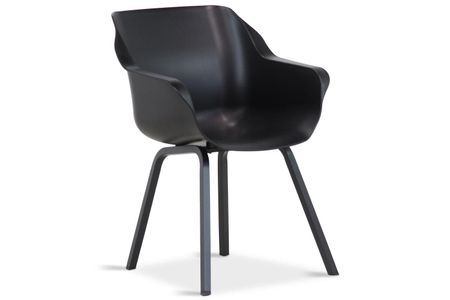 Hartman Sophie Element dining tuinstoel carbon - met gratis kussen