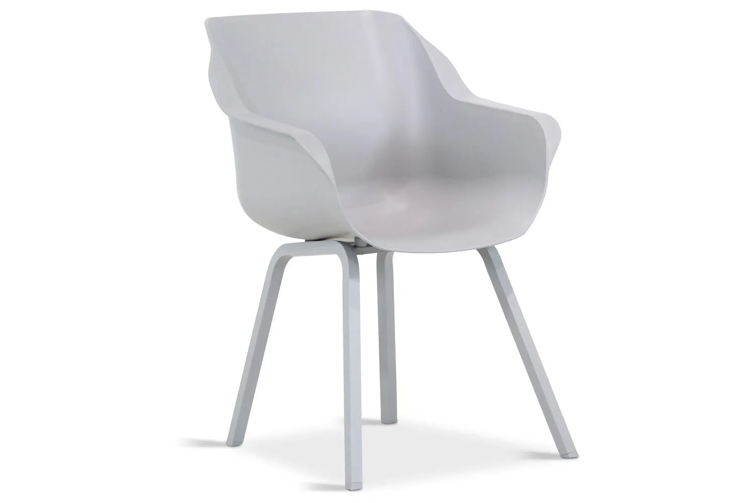 Hartman Sophie Element dining tuinstoel misty grey - met gratis kussen thumbnail